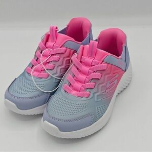 Skechers Kids' Vibrant Pink and Lavender Sneakers